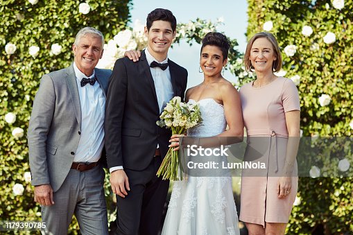 istock When two families become one 1179390785