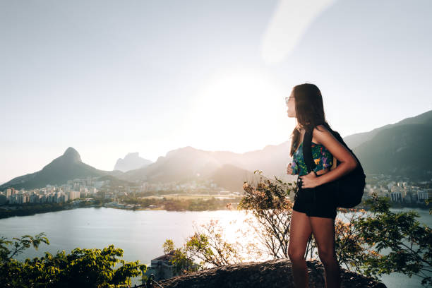 istock Young woman exploring Rio de Janeiro 1179398420