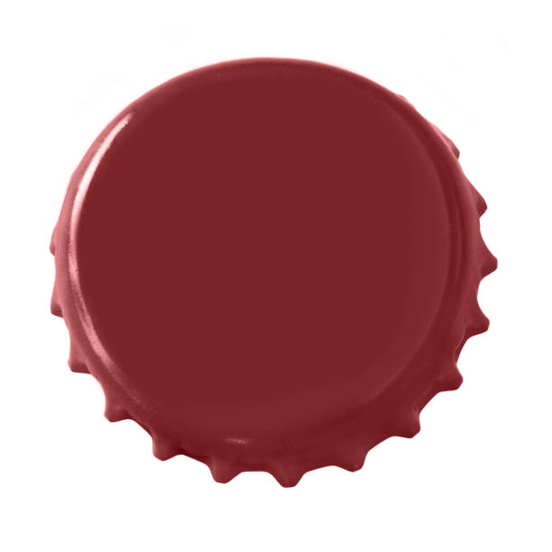 istock Red crown cork insulated on white background 1179405069