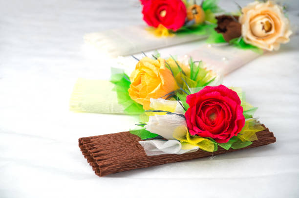 bright beautiful candies background
