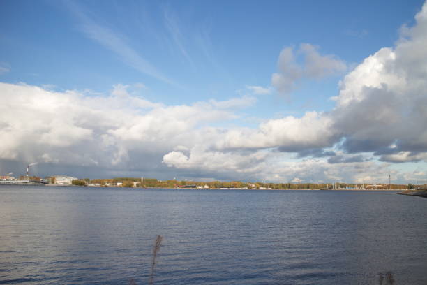 istock River landscape in the city on a sunny day 1179420407
