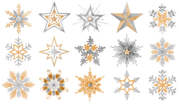 istock Christmas Ornaments: Stars & Snowflakes Collection 1179421594