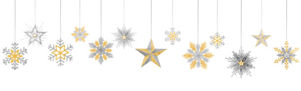 istock Hanging Stars and Snowflakes for Christmas 1179423911