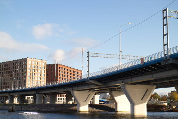 istock transport overpass over the river on a sunny day 1179424205