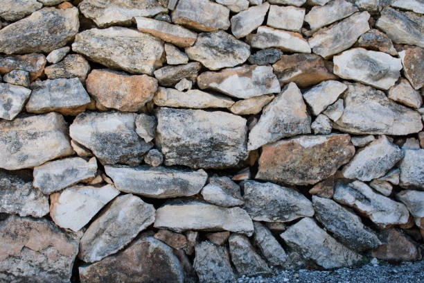istock Wall of large natural stones. 1179433926