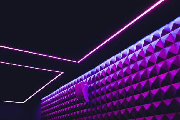 istock concrete wall texture stucco cement white and gray geometric seamless triangle pyramid background with shadow and light. 1179435994