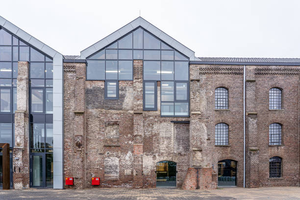 istock Facade of an old factory building 1179437057