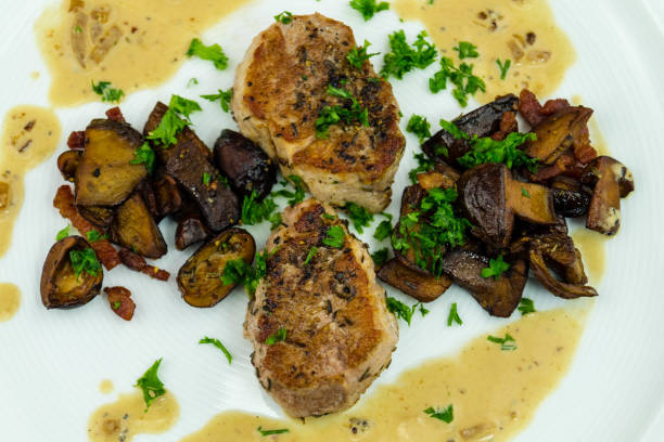 istock Pork fillet with forest mushrooms 1179438066