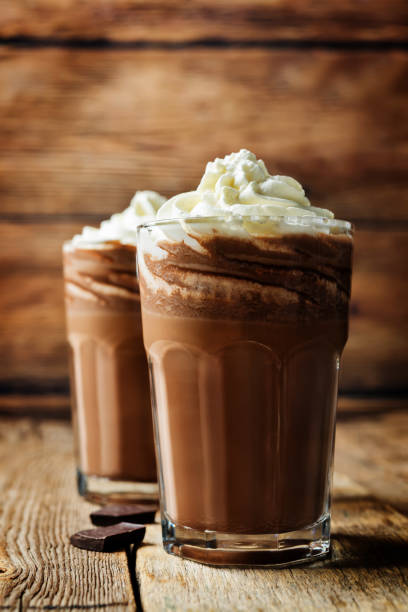 istock Dark hot chocolate with whipped cream 1179441159