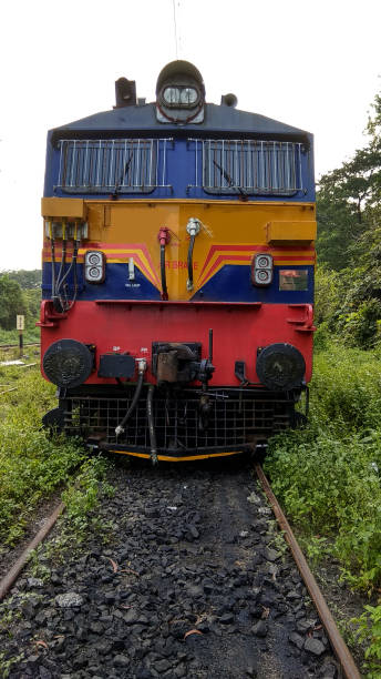 istock Locomotive of indian railway 1179442009