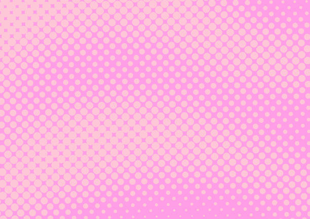 istock Baby pink and purple pop art retro comic background with halftone dots desing, vector illustration eps10 1179444162