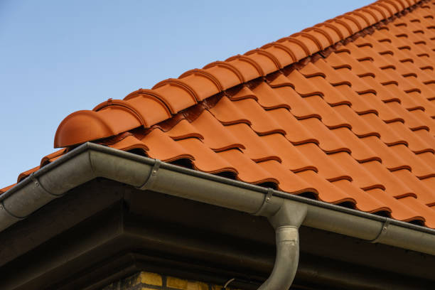 istock Corner of the house with gutter 1179450983