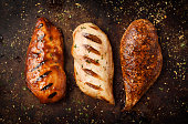 Grilled and Roast chicken breast with seasoning