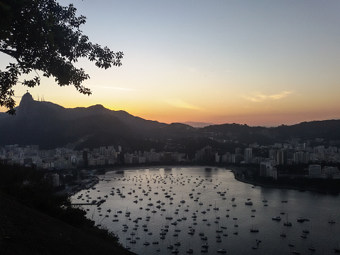 Sunset seen from Morro Pão de Acúcar.\nRio de Janeiro - RJ\nBrazil