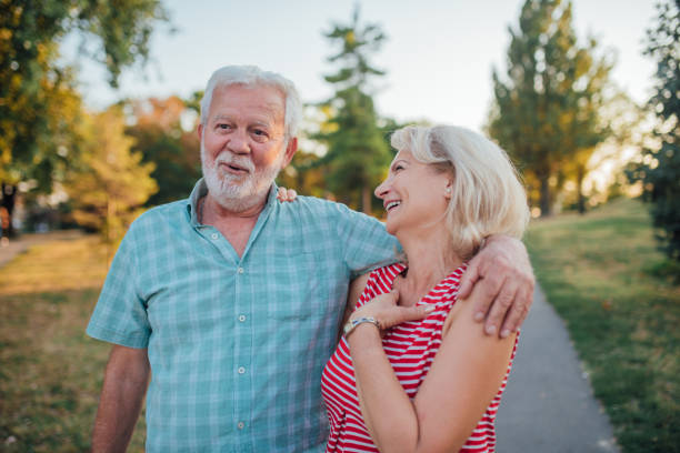 istock Elderly people on a romantic getaway 1179463281