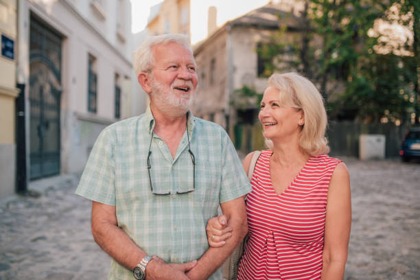 istock An old couple on an old fortress 1179463310