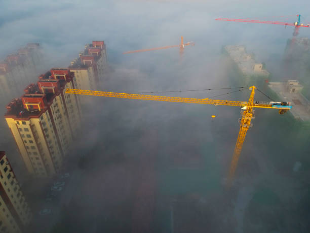 istock The fog in the city 1179463630