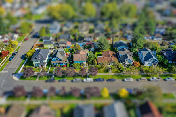 istock Small Town Neighborhood 1179463781