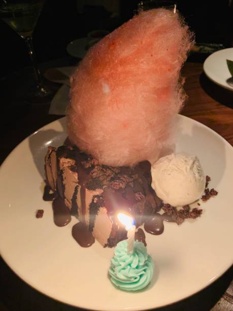 istock Cotton candy happy birthday cake! I 1179463852