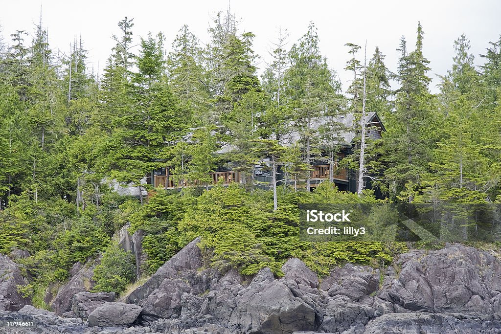 Villa sobre Cliffs - Foto de stock de Abeto Picea libre de derechos