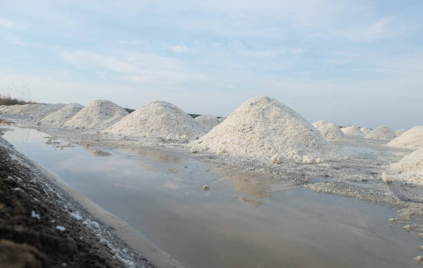 istock The sea water evaporates into salt. 1179478934