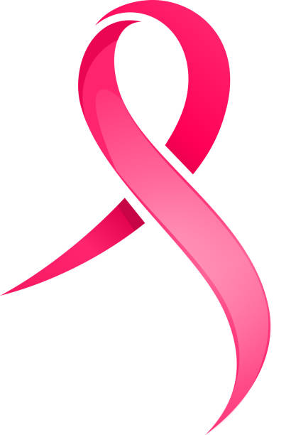 illustrations, cliparts, dessins animés et icônes de rose styish - lutte contre le cancer du sein