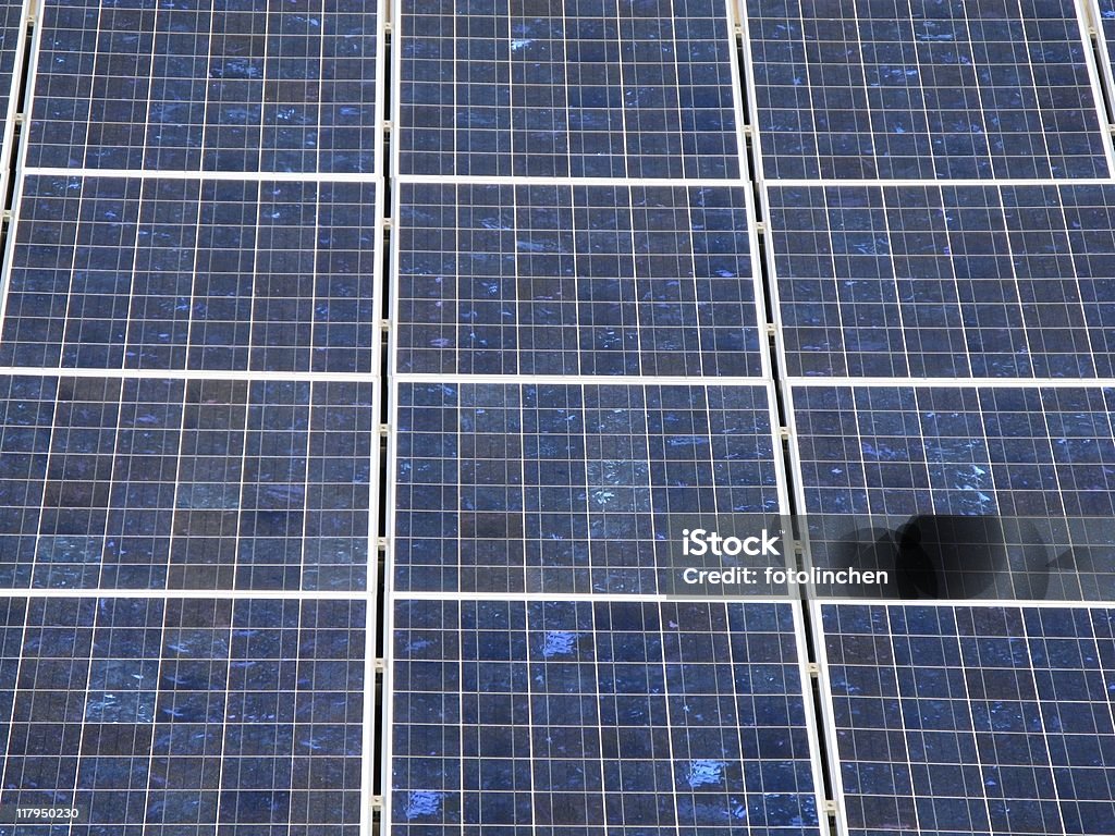 Solarkollektoren - Lizenzfrei Elektronisches Bauteil Stock-Foto