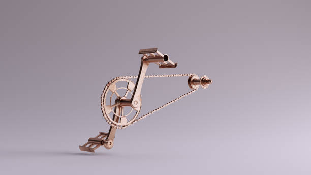 istock Bronze Bicycle Cranks Chain an Peddles 1179506081