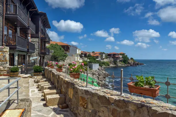 Photo of Ancient fortifications in old town of Sozopol, Burgas Region, Bulgaria
