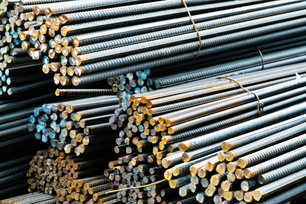 istock A pile of steel bars 1179509493