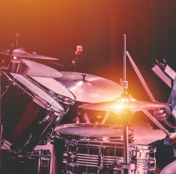 istock Drummer Playing Drums in Concert 1179511601