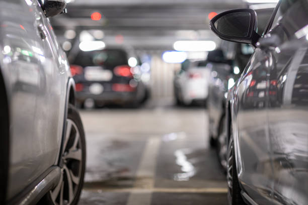 istock Underground garage or modern car parking 1179513119