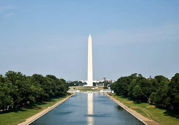 Washington Monument  washington monument reflecting pool stock pictures, royalty-free photos & images