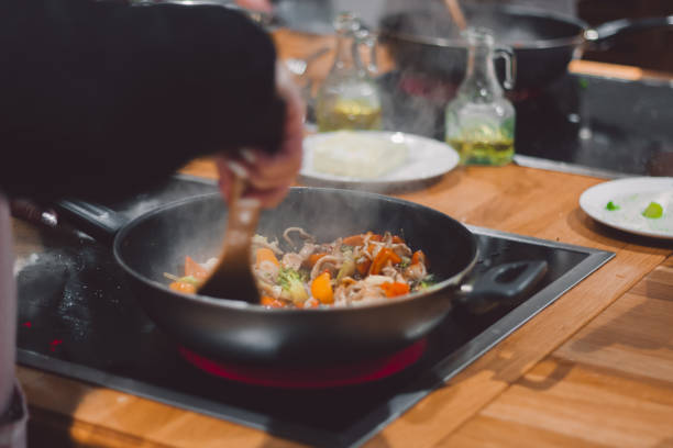 istock vegetables stew in a pan on the stove selective focus 1179516720