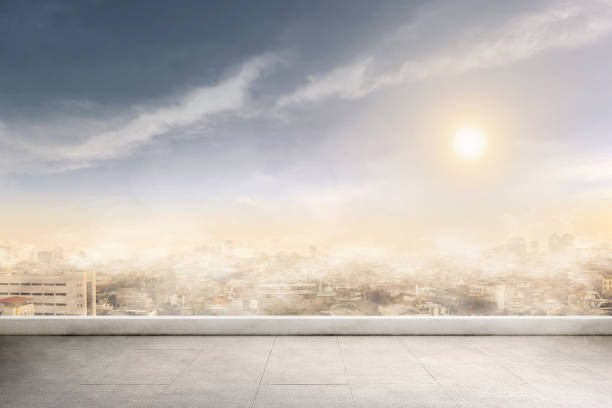 istock Smoke and air pollution on one day 1179517633