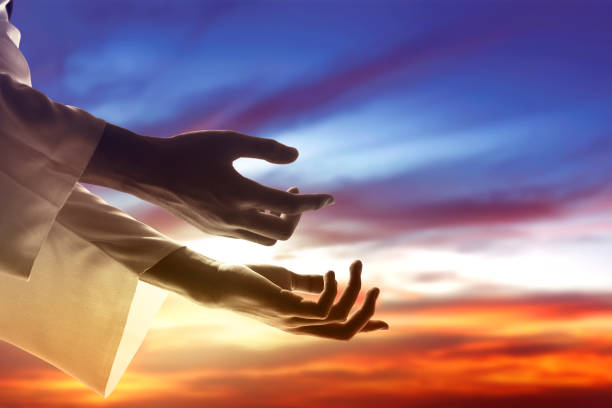 istock Jesus Christ praying to god 1179519130
