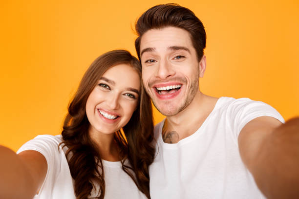 istock Capturing happy moments. Happy loving couple making selfie 1179521955
