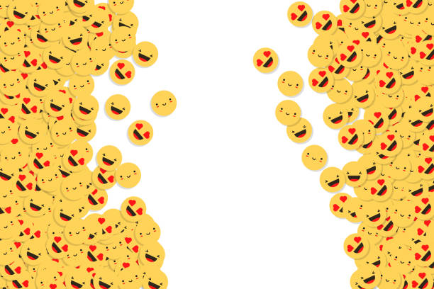 istock Emoji emoticon character background collection on white background. Vector illustration in flat design 1179524395