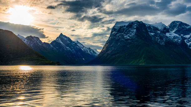 istock landscape inside Hjorundfjorden, Norway 1179525232