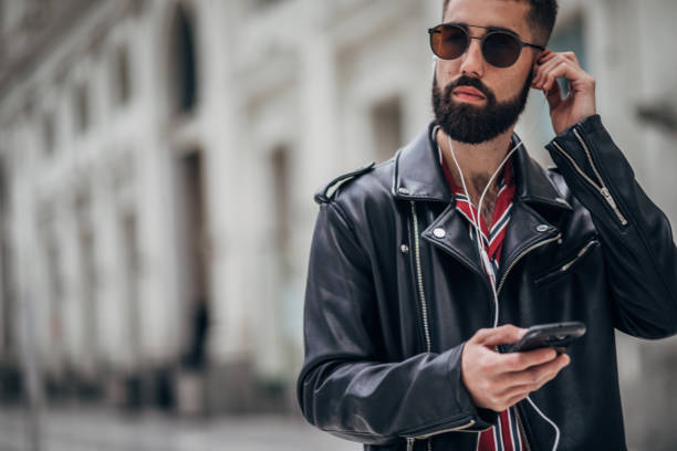 istock Modern guy listening music 1179526812