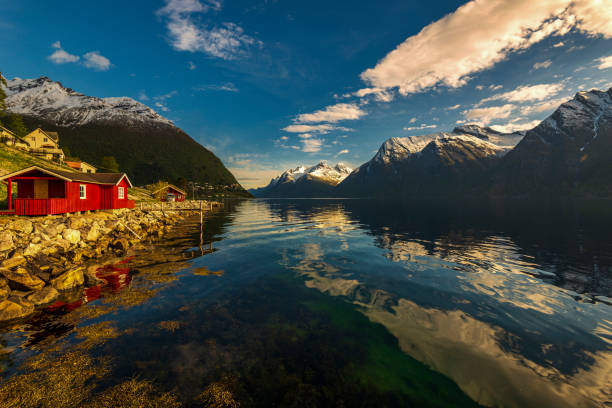 istock landscape inside Hjorundfjorden, Norway 1179531346