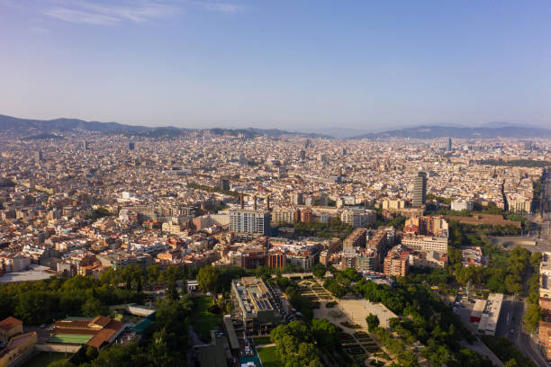 istock Aerial view of Barcelona, Spain 1179534268