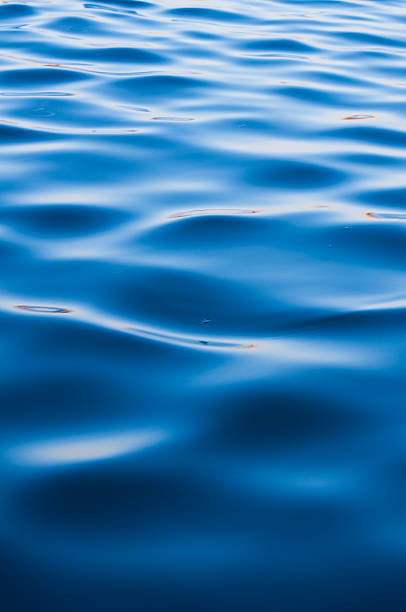 istock Water reflection of blue abstract waves 117953547
