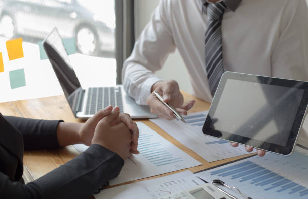 istock Cropped Image Of Business Colleagues Working In Office 1179536580