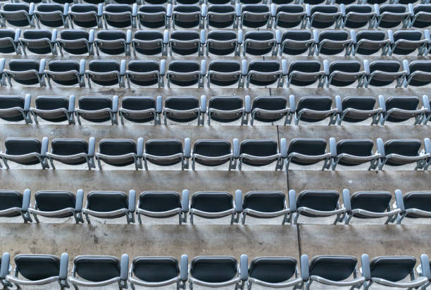 istock Full Frame Shot Of Bleachers 1179541362