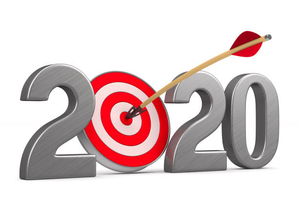 istock 2020 new year. Isolated 3D illustration 1179550784