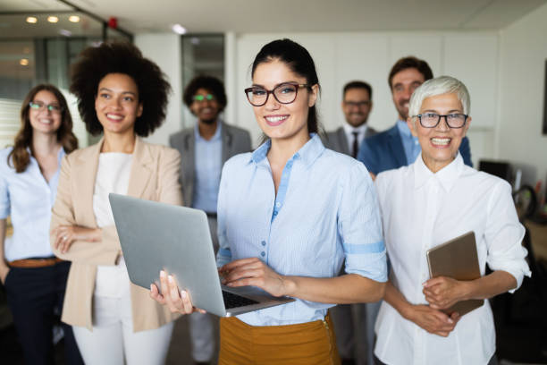 istock Successful business group of people at work in office 1179559203