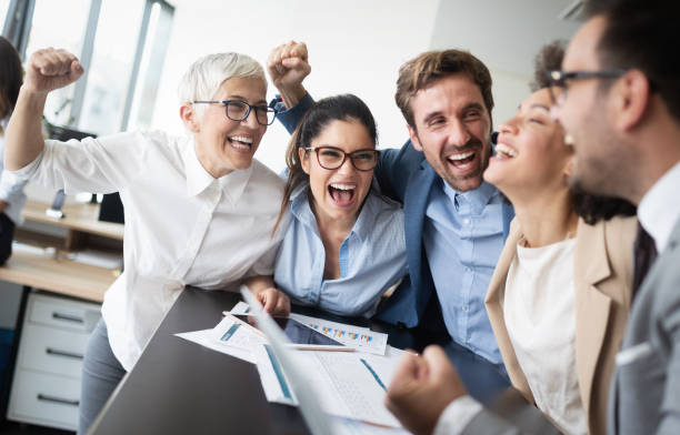 istock Successful business group of people at work in office 1179560675
