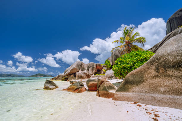 istock Anse Source d'Argent. Paradise exotic beach on island La Digue in Seychelles 1179563386