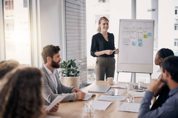 istock Gathering their best ideas around the table 1179563598